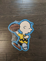 12&quot; CHARLIE BROWN peanuts Football 3d sports USA STEEL plate display ad Sign - £45.94 GBP
