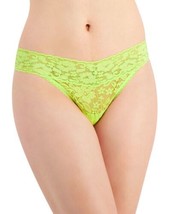 allbrand365 designer Womens Intimate Lace Thong Underwear, Small, Lime P... - £8.31 GBP