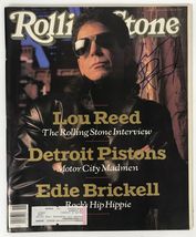 Lou Reed Signed Autographed Complete &quot;Rolling Stone&quot; Magazine - Mueller COA - £312.72 GBP
