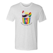 Kentucky Pride Chicken - LGBTQIA Funny Rainbow Triblend T Shirt - Small - Heathe - £22.42 GBP