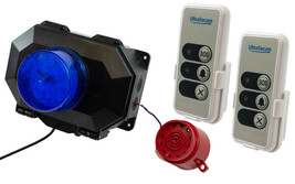 2 Level Wireless Staff Protection Alarm with Adjustable Siren &amp; Remote C... - £184.69 GBP