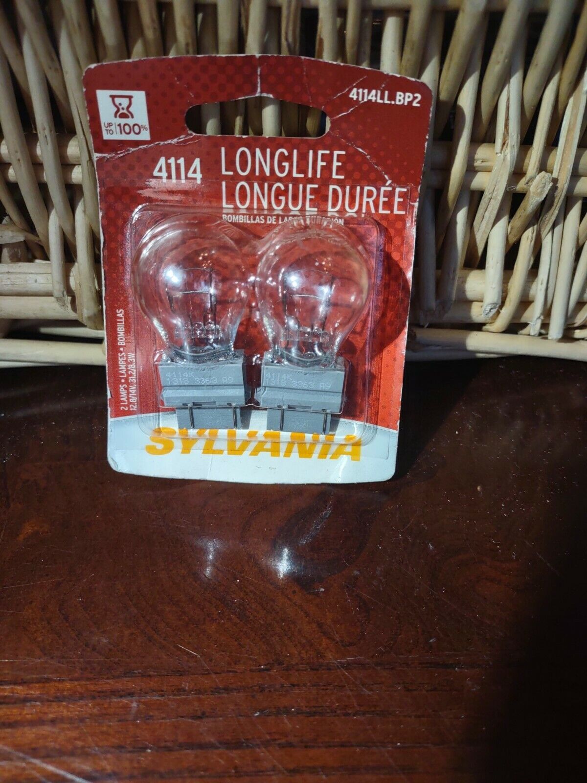 SYLVANIA 4114 Bulbs, Lamps, Pack of 2