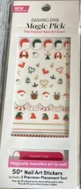 Dashing Diva Magic Pick 50+ Nair Art Stickers, Holiday Cheers MK39 - $9.00