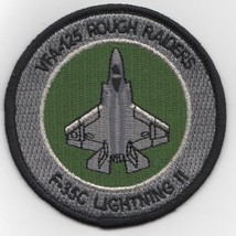Navy VFA-125 F-35 F/A-18 Bullet Rough Riders Green Military Embroidered Patch - £22.83 GBP