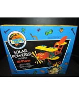 KID&#39;S TEK SOLAR POWERED MODEL BI-PLANE MOTOR AND SOLAR CELL BUILDING KIT - $4.55