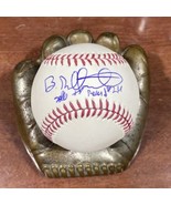 Blake Rutherford Signed OML Baseball Inscribed 2016 1st Round Nationals ... - $19.24