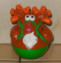 2005 Playskool Weebles Wobble Holiday Christmas Reindeer - $9.60