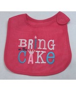 Carter&#39;s Birthday Bib for Girls Bring on the Cake! Extra Large Size - £5.98 GBP