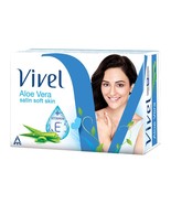Vivel AloeVera Soap,100g Pack of 3,with aloevera extracts,milk cream &amp; v... - £16.81 GBP