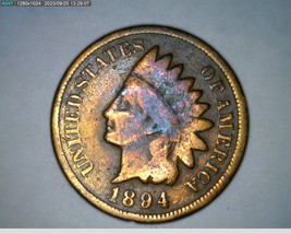 1894 Indian Head Cent  item no. 24-424 - £7.07 GBP