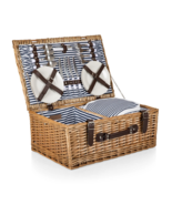 Belmont Picnic Basket for 4 - Wicker Picnic Baskets - 4 Person Picnic Se... - £117.02 GBP