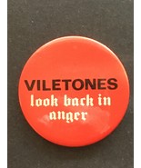 rare Canada kbd punk THE VILETONES Look Back in Anger ORIG 1978 BUTTON/B... - $205.78 CAD