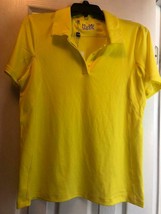 Nwt Ladies Under Armour Bright Yellow Short Sleeve Golf Shirt Sizes M &amp; Xl - £23.46 GBP