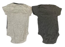 Gerber Baby Onesies Lot of 5 White Gray Newborn NB Short Sleeve Newborn image 5