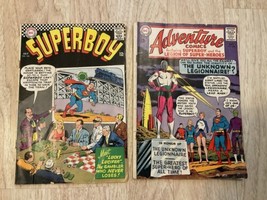 VTG Set of 2 DC Comics Adventure July 1965 Superboy July 1967 - £15.72 GBP