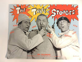 The Three Stooges 1991 and 1992 Calander Bundle Vintage Featurin Curly Larry Moe - £21.21 GBP