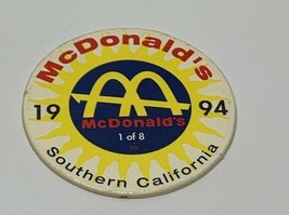 McDonalds Southern California POG Hawaii  Milk Cap Vintage Advertising 1994 - £10.03 GBP
