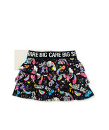 Garanimals Little Girls 3-Tier Scooter Skirt Black Care Bear Size 10 - £15.70 GBP
