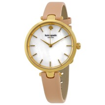 Kate Spade Holland KSW1281 Women&#39;s Pink Leather Strap Analog Dial Watch ... - £58.85 GBP