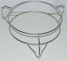 Unbranded Circular Metal Grill Cooking Rack Color Silver image 2