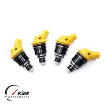 4 x 550cc 555cc Side Feed Fuel Injectors for Subaru STI WRX GC8 MY99-00 EJ20 - £146.75 GBP