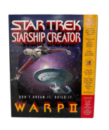Star Trek Starship Creator Warp II CD-ROM Big Box Sealed for (PC/MAC, 2000) - £22.02 GBP