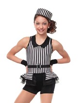 Curtain Call Make A Break Stripe Jail Jazz Tap Musical Outfit Costume sz... - $49.99