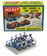Vintage Merit OO HO Cycles &amp; Stand 5055 Bicycle Bike Station Accessories... - £19.65 GBP