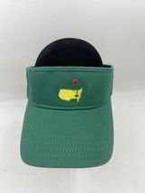 Masters Green Adjustable Back Cotton Golf Visor Front Logo One Size Fits... - $14.49