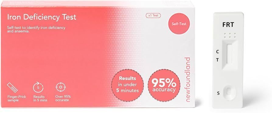 Newfoundland Iron Levels Test Kit - Anaemia Detection &amp; Iron Deficiency ... - $10.01