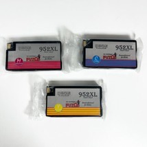 952XL Fuzoo Magenta/Cyan/Yellow Ink Cartridges. Replacement for HP 952XL NEW - £11.83 GBP