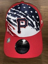 Men&#39;s New Era Red Pittsburgh Pirates 2022 4th of July 9Forty Snap Back Hat - $28.50