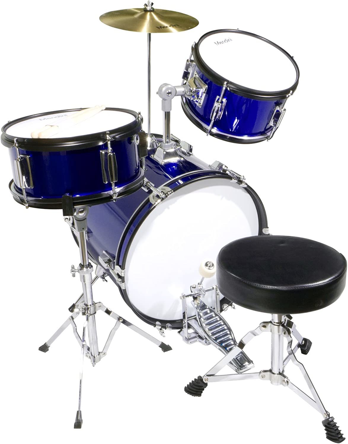 Mendini By Cecilio Drum Set 3Piece Kids Drum Set (16"), Includes