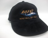 MFC Moncton Flight College Hat Vintage Black Strapback Baseball Cap - £15.66 GBP