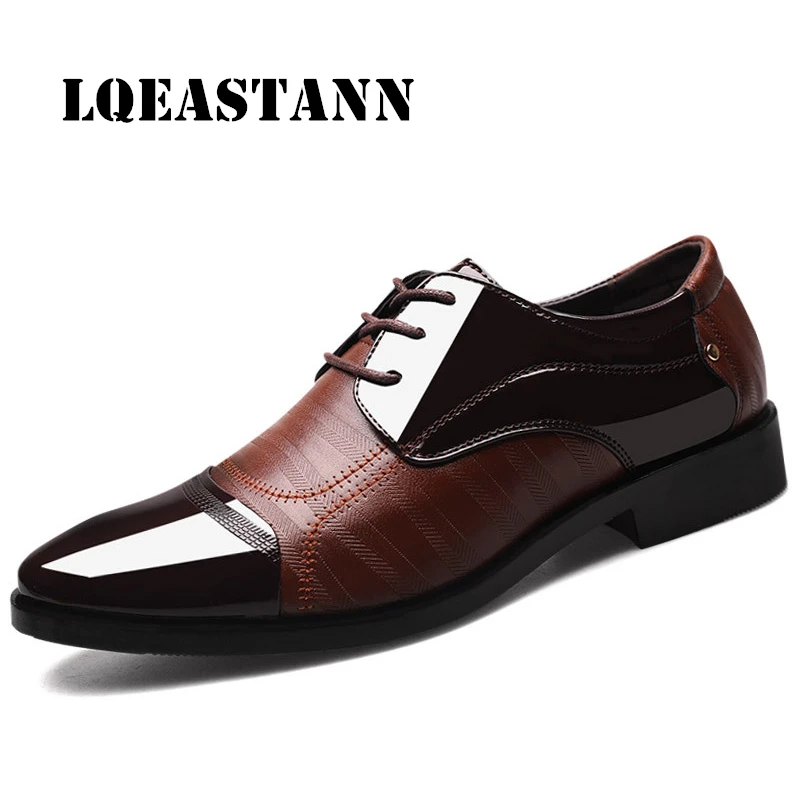 Spring  Fashion Business Formal Men&#39;s Shoes Clic Leather Men&#39;s Suit Shoes Fashio - $74.36