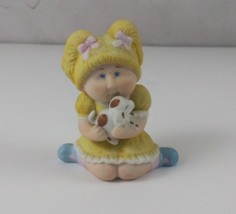 1984 O.A.A. Inc Cabbage Patch Girl Holding Puppy &#39;84 Special Ed. 2.75&quot; F... - $11.63