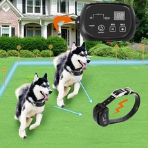 Electric Dog Fence (For 2 Dogs), Wired Pet Containment System (Aboveground/Under - $108.99