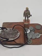 German WWII solder ID tag Ghost division with wallet and German coins pf... - £230.58 GBP