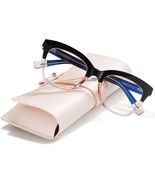Blue Light Glasses for Men Women- Cat Eye Frame Anti Eyestrain UV Glare ... - £10.61 GBP