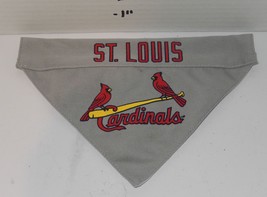 Pets First St. Louis Cardinals Reversible Pet Bandana L/XL Red Blue gray - $456.65 MXN