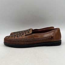 Deer Stags Tijuana Huarache Mens Brown Black Leather Loafer Shoes Size 13 EEE - £38.65 GBP