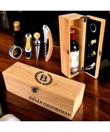 Wine Box - Wooden wine box - Personalized wine box - Groomsman Gift - - $748.09 MXN+