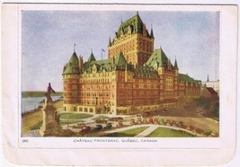 Quebec Postcard Folkard Quebec City Chateau Frontenac - £1.70 GBP