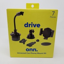 Drive Onn Universal Car Phone Mount Kit 7 pieces cell phone NIB Apple An... - £10.00 GBP