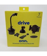 Drive Onn Universal Car Phone Mount Kit 7 pieces cell phone NIB Apple An... - £9.81 GBP