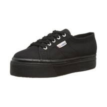 Superga Women&#39;s 2790 Cotw Linea Up and Down Trainers, Black (996), 5.5 UK  - £35.83 GBP