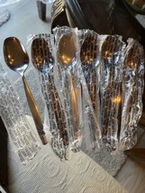 Haddon Hall MCM Modern Stainless Silverware Flatware Oval Soup Spoons Japan - $24.49