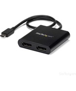 StarTech.com USB-C to Dual Display Port 1.2 Adapter Dual 4K 30Hz/1080p 60Hz - £62.01 GBP