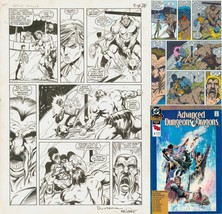 Jan Duursema &amp; Tom Mandrake SIGNED Original TSR AD&amp;D Annual #1 Comic Art Page - $158.39