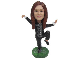 Custom Bobblehead Female Kungfu Master About To Show You Who Is In Charge - Spor - £71.58 GBP